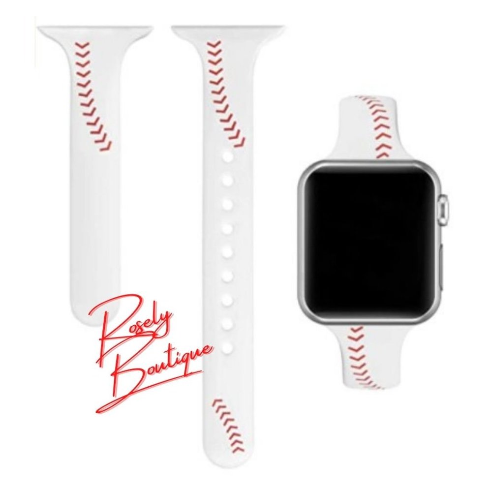 Baseball Watch Band For Apple iWatch Compatible